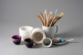 Darbnīca - veidošana ar krāsainu porcelānu