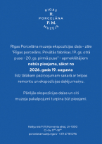 Muzejā remontdarbi - viena ekspozīcijas zāle nepieejama
